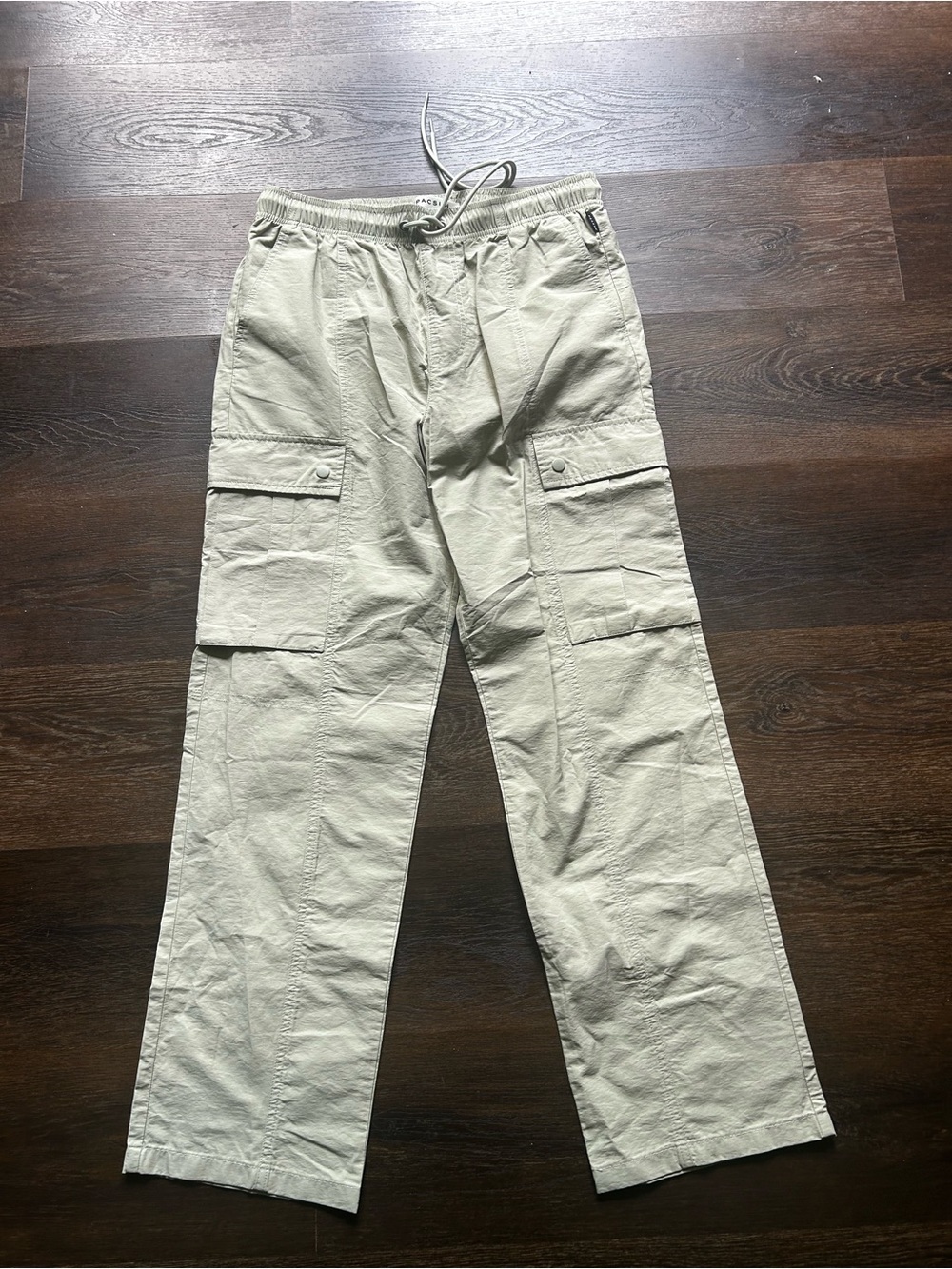 PacSun Women's Light Beige Cargo Jogger Pants